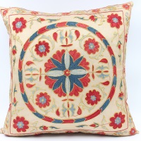 Silk Suzani Pillow Covers